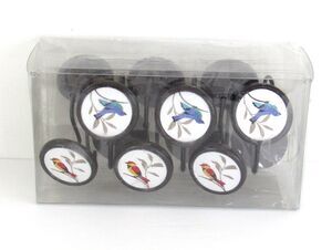 Mainstays Shower Hooks, Birds in Nature, Set of 12 NIB Bathroom Decor